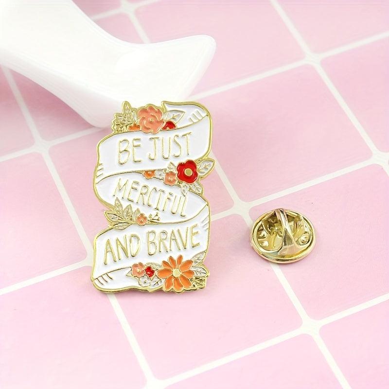 Fresh Flower Ribbon Brooch