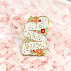 Fresh Flower Ribbon Brooch