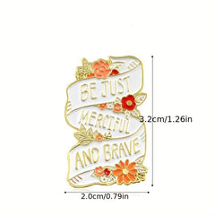 Fresh Flower Ribbon Brooch