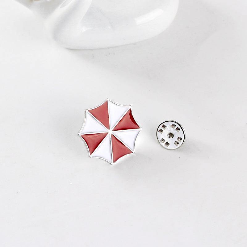 Umbrella Brooch Pin for Men