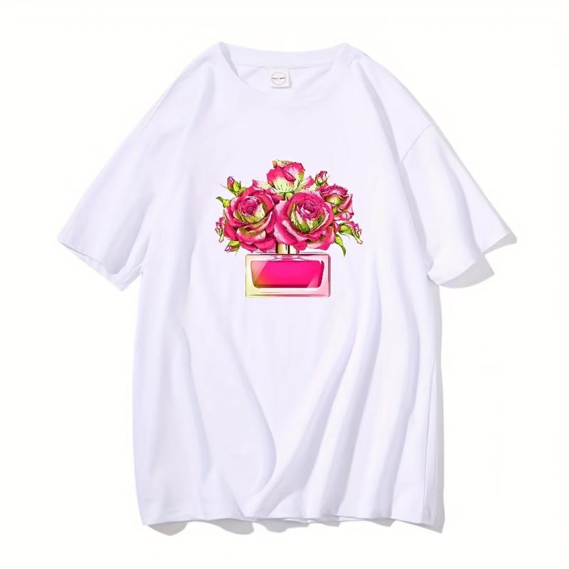 Rose Perfume Bottle Hot Stamping Transfer Film for Men