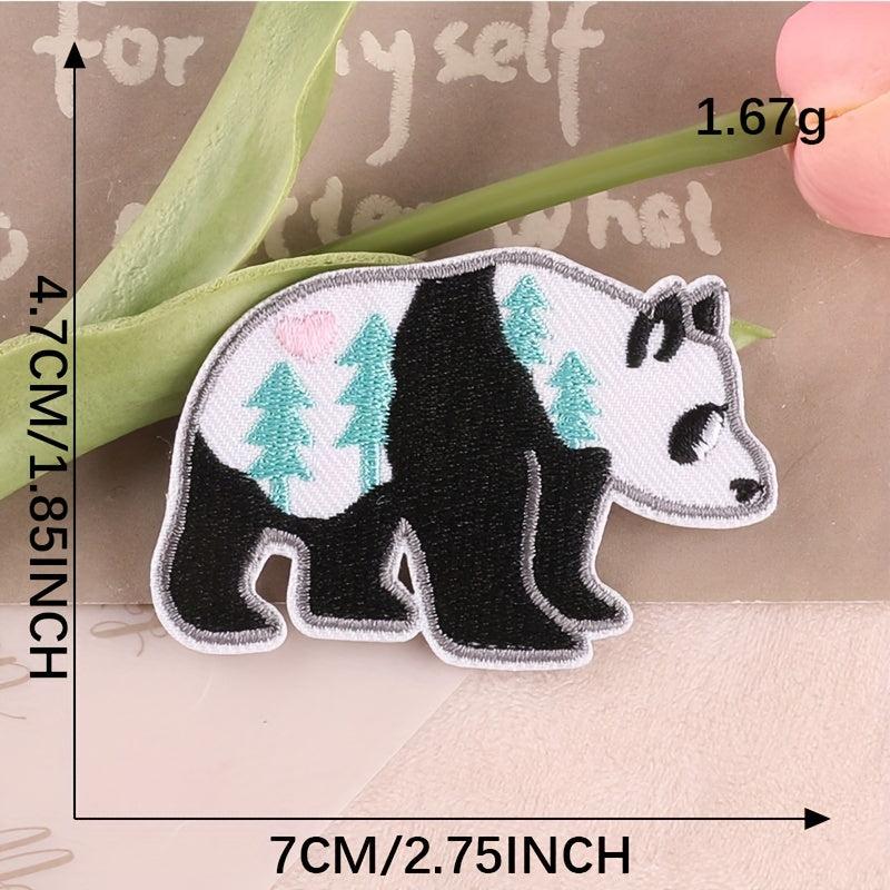 Men Camping Wind Embroidery Patch Stickers Sewn Adhesive