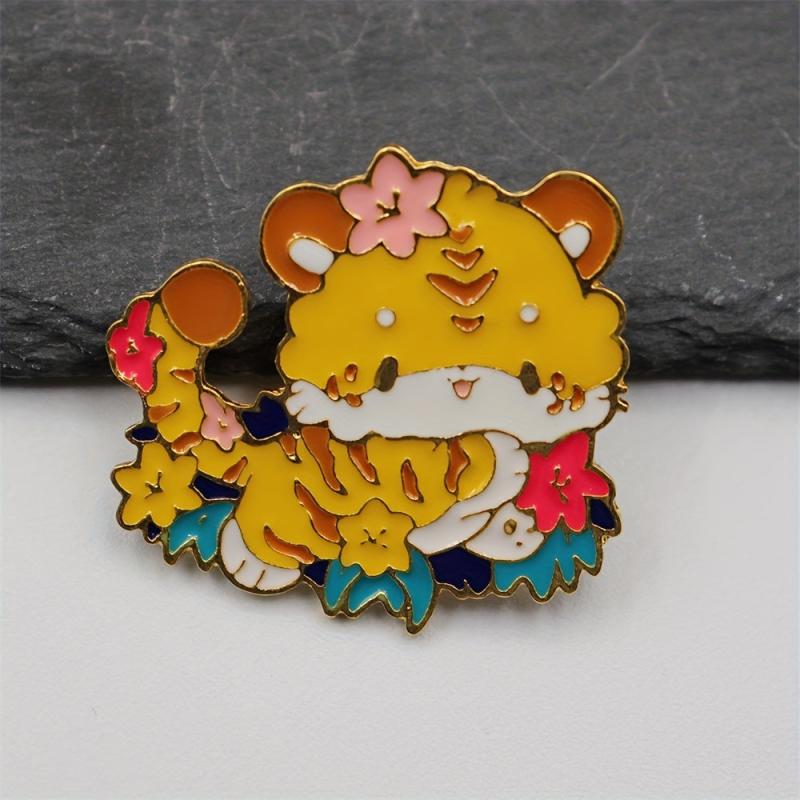 Tiger Shape Brooch For Men