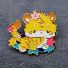 Tiger Shape Brooch For Men