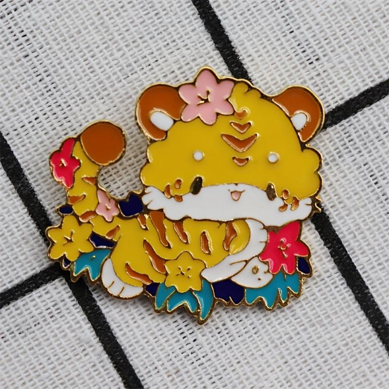 Tiger Shape Brooch For Men