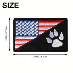 J CARP Service Dog Patches Tactical Pet In Training Embroidered Patch