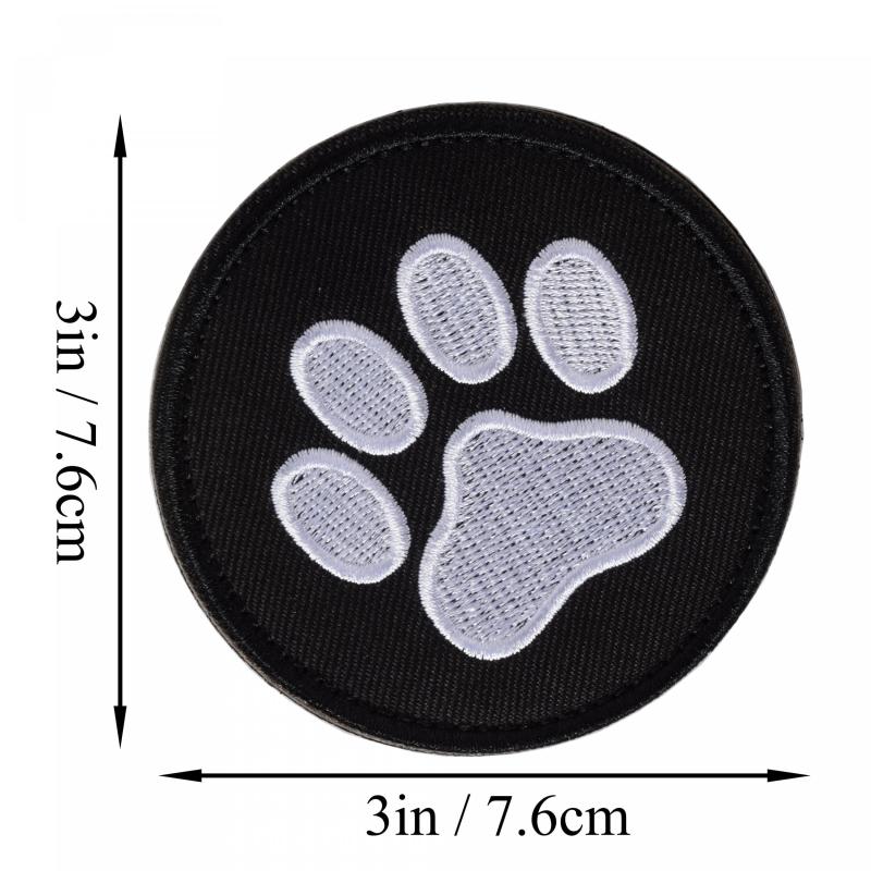 J CARP Service Dog Patches Tactical Pet In Training Embroidered Patch