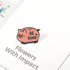 Animal Brooch Pig Cat Tiger Badge Bags Clothes Accessories For Men