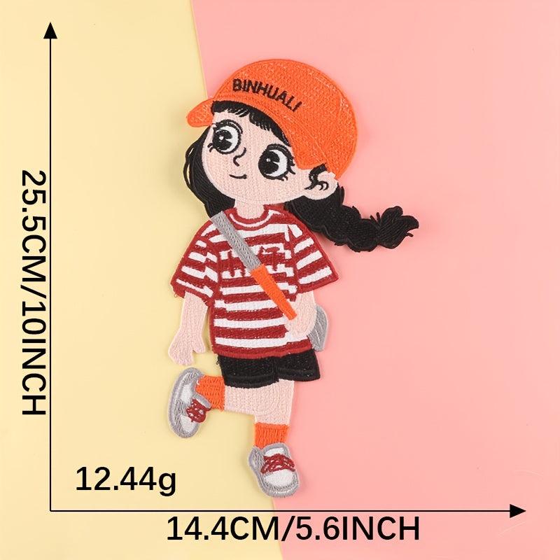 Little Girls Embroidered Emblem Badge DIY Decorative Accessories
