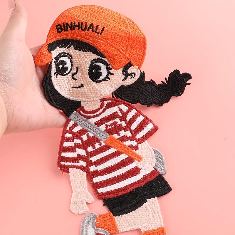 Little Girls Embroidered Emblem Badge DIY Decorative Accessories