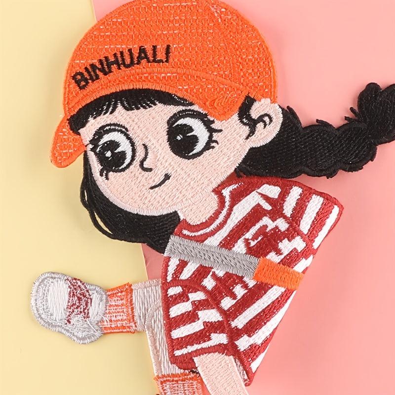 Little Girls Embroidered Emblem Badge DIY Decorative Accessories