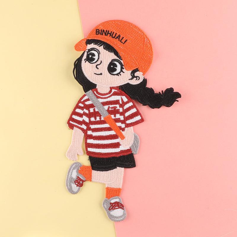 Little Girls Embroidered Emblem Badge DIY Decorative Accessories