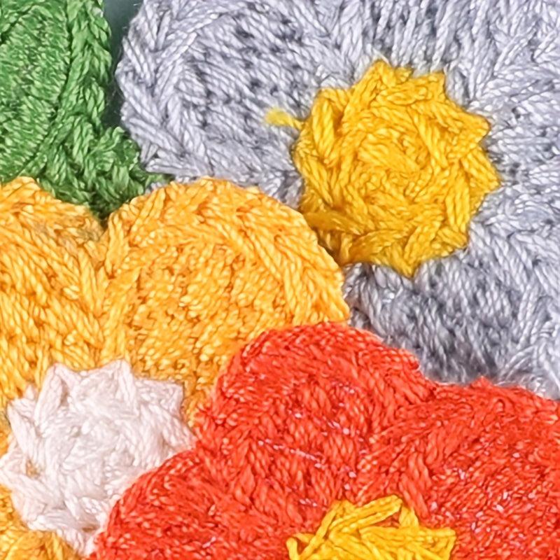 4pcs Small Flower Patches Girls Clothing Coat Accessories