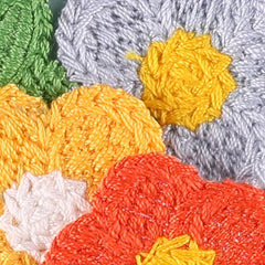 4pcs Small Flower Patches Girls Clothing Coat Accessories