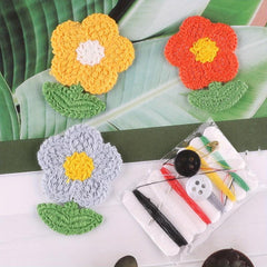 4pcs Small Flower Patches Girls Clothing Coat Accessories
