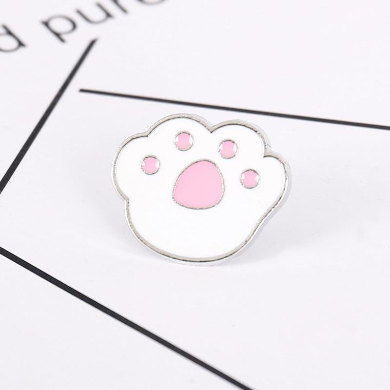 Cat Claw Pin Cartoon Badge Clothes Bag Accessories