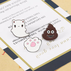 Cat Claw Pin Cartoon Badge Clothes Bag Accessories