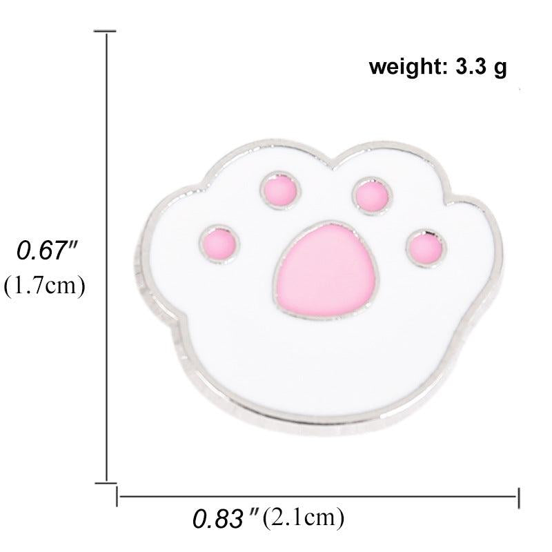 Cat Claw Pin Cartoon Badge Clothes Bag Accessories