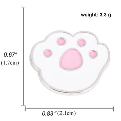 Cat Claw Pin Cartoon Badge Clothes Bag Accessories