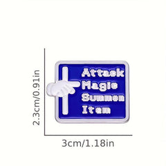 Magical Brooch Pin Jewelry for Summoning Power