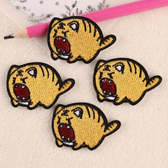6pcs Tiger Embroidery DIY Patch for Clothes Backpack Hat