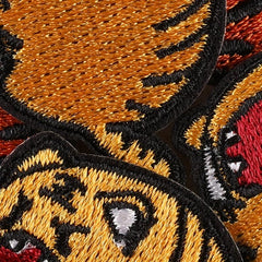 6pcs Tiger Embroidery DIY Patch for Clothes Backpack Hat