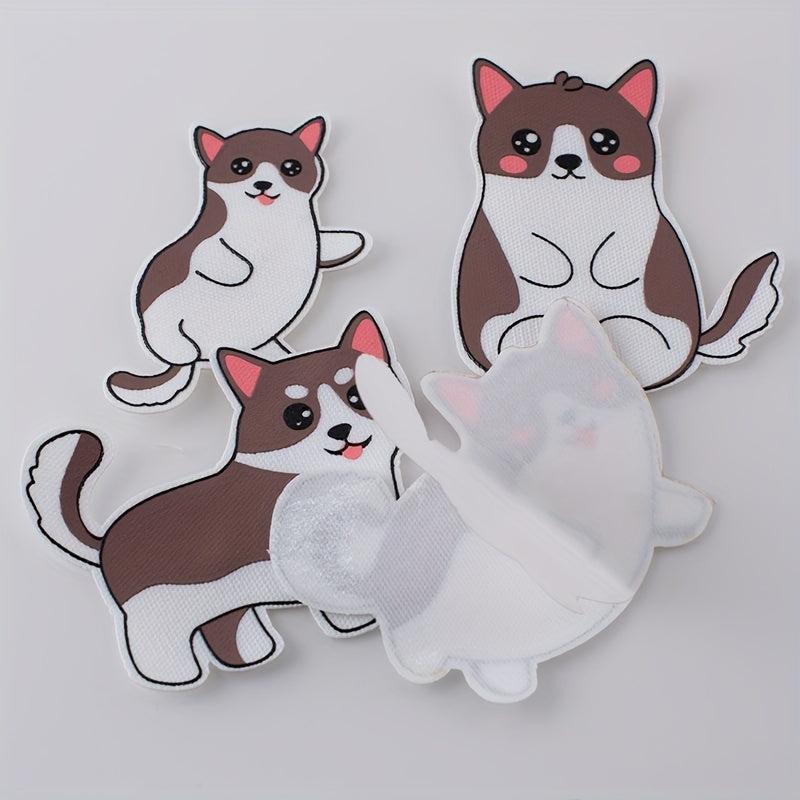 4PCS 3D Cat Pattern Cloth Stickers DIY Costume Decoration