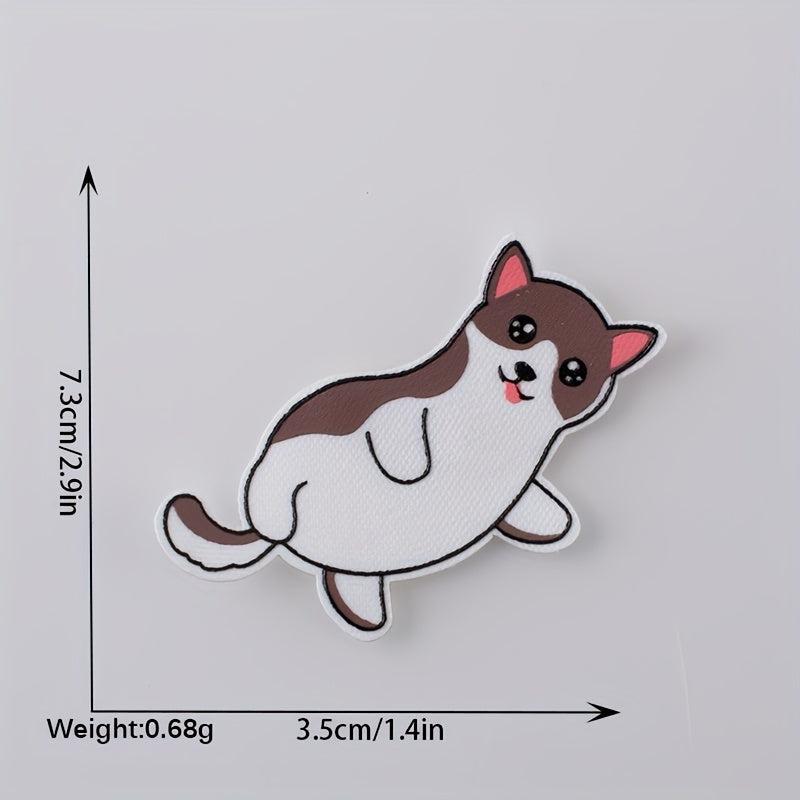 4PCS 3D Cat Pattern Cloth Stickers DIY Costume Decoration