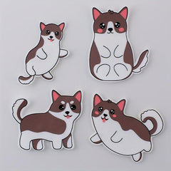 4PCS 3D Cat Pattern Cloth Stickers DIY Costume Decoration
