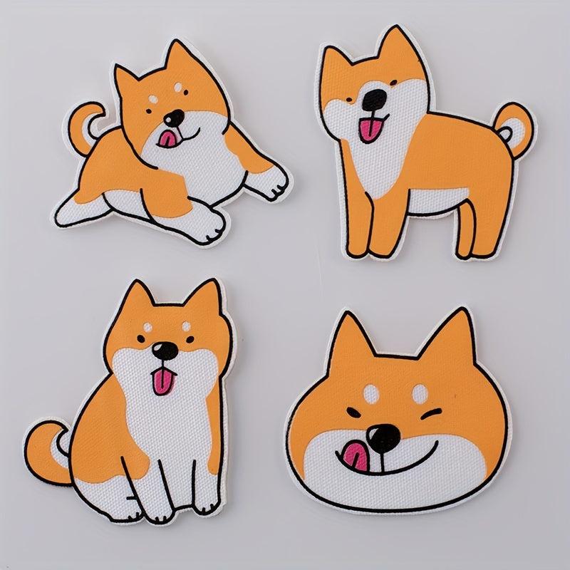 4PCS 3D Animal Cloth Stickers DIY Costume Decoration Sewable Ironable