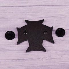 Engine Skull Brooch Cross Badge for Men
