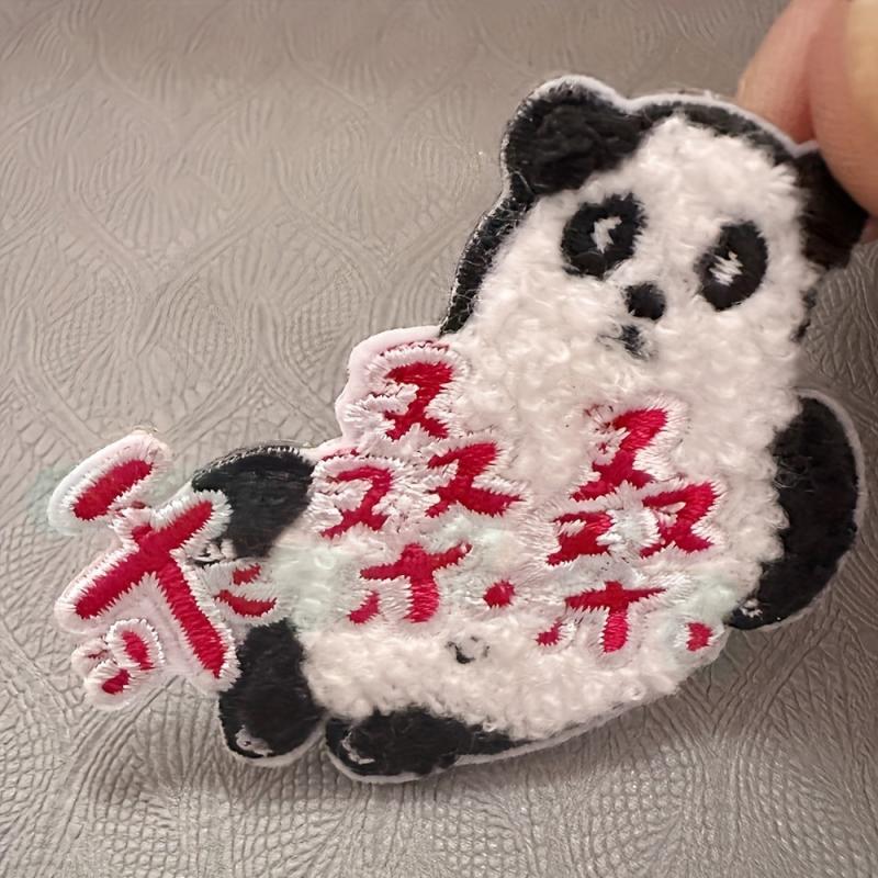 Panda Embroidery Stickers for Boys & Phones