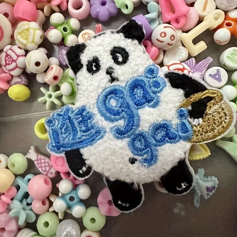 Panda Embroidery Stickers for Boys & Phones