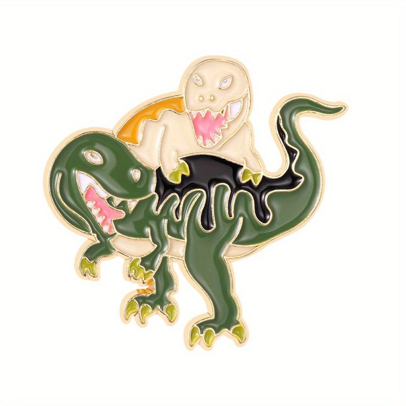 Dinosaur Enamel Pins Retro Lapel Badges Backpack Decor Brooches