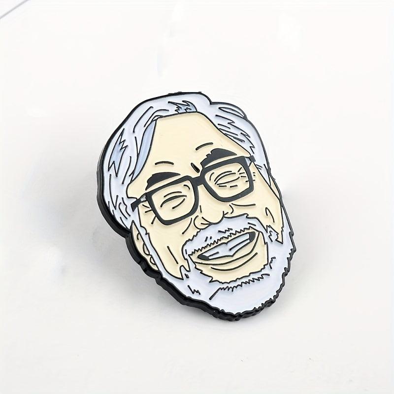 Anime Master Character Head Brooch for Men