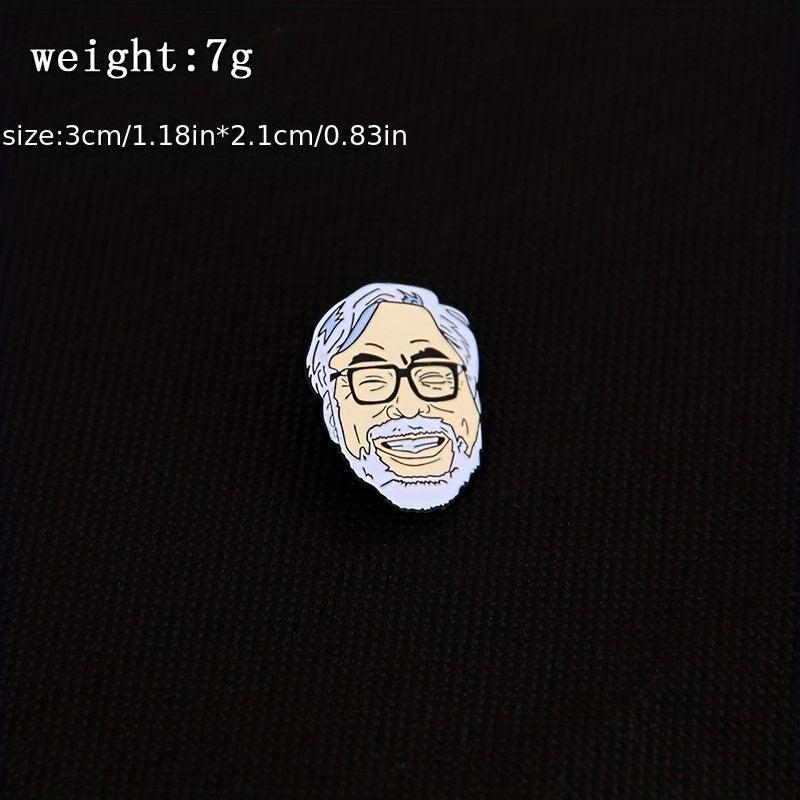 Anime Master Character Head Brooch for Men