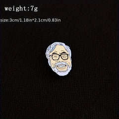 Anime Master Character Head Brooch for Men