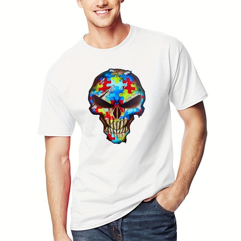 Skull Iron On Sticker Ghost Heat Transfer DIY Washable Decals