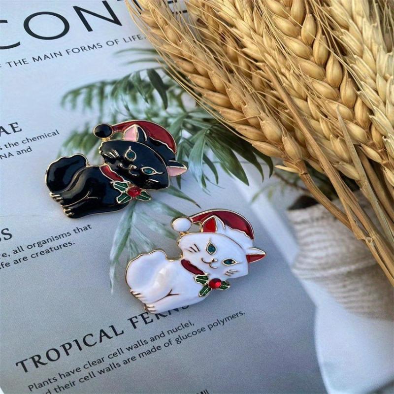 Cat Animals Brooch For Men Wedding Gift