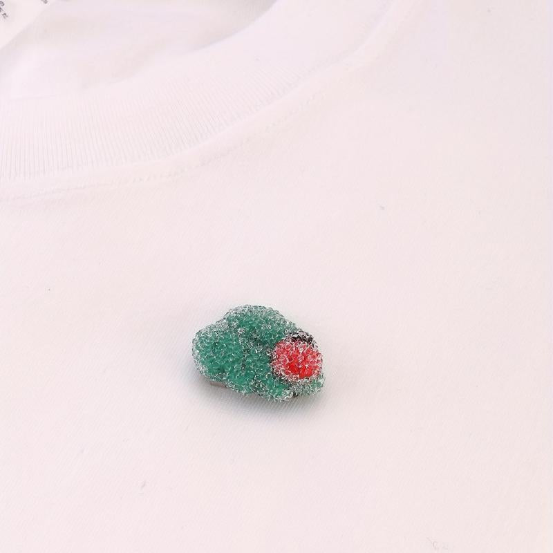 Resin Sticky Crystal Diamond Candy Brooch - Fresh Accessories