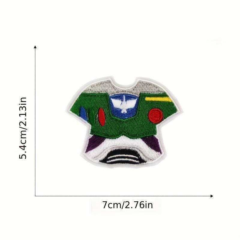 9pcs Cartoon Iron On Patches Embroidered Applique for DIY Crafts