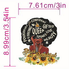 Girl Sublimation Printing Heat Painting Clothing Patches