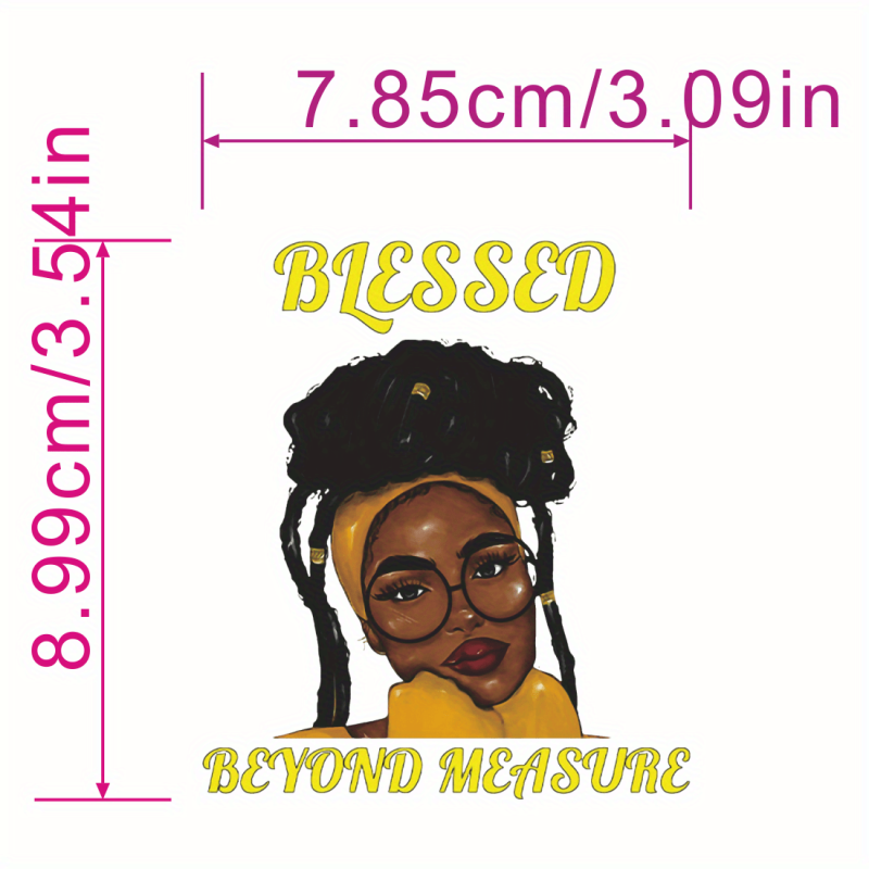 Girl Sublimation Printing Heat Painting Clothing Patches