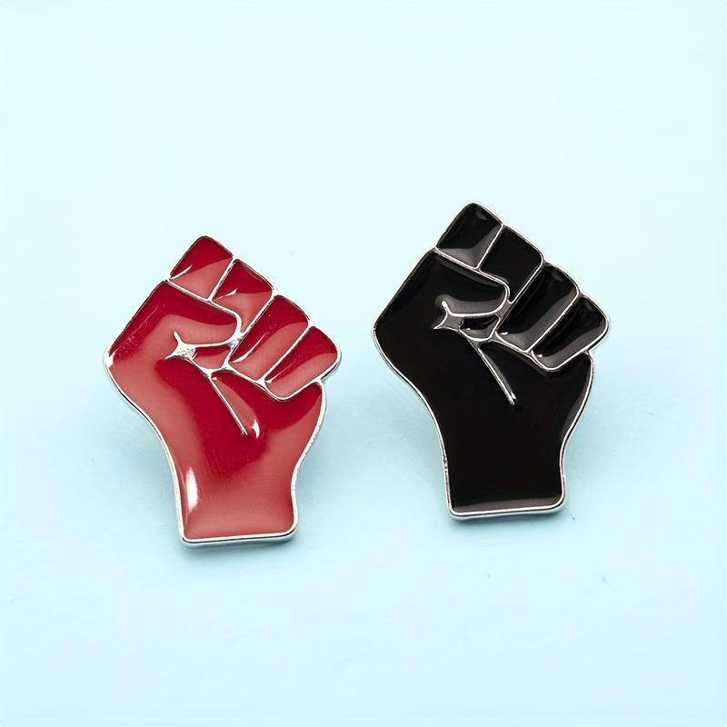 Fist Brooch Creative Pins Metal Badges for Men