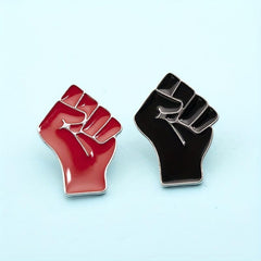 Fist Brooch Creative Pins Metal Badges for Men