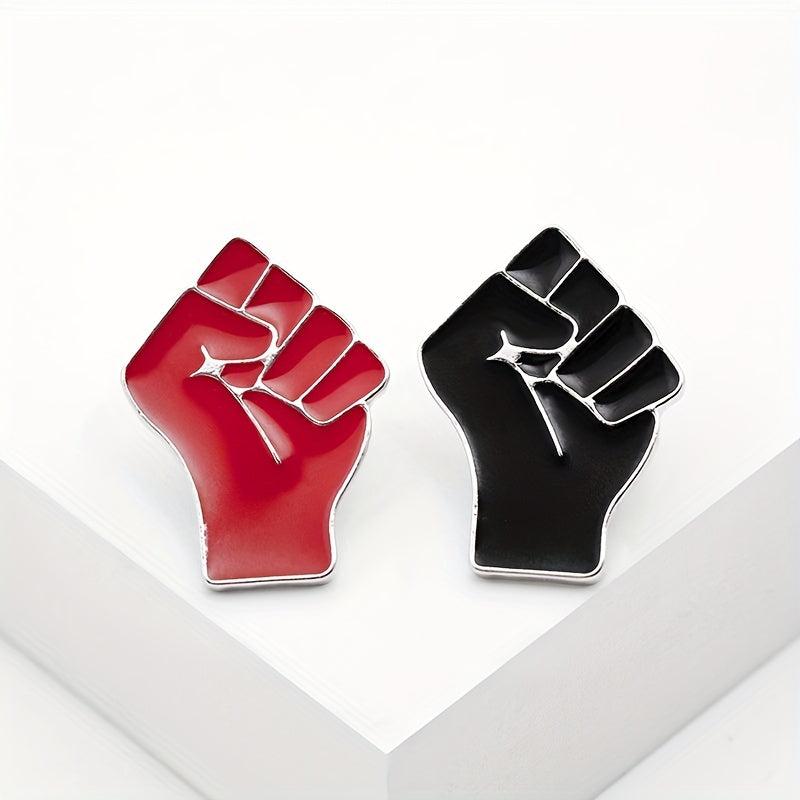 Fist Brooch Creative Pins Metal Badges for Men