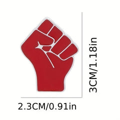 Fist Brooch Creative Pins Metal Badges for Men