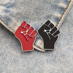 Fist Brooch Creative Pins Metal Badges for Men