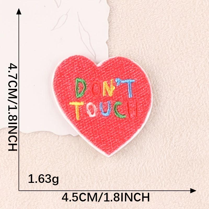 6pcs Letter Embroidery Patches DIY Clothes Accessories