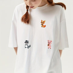 Cartoon Animals Ironing Stickers For Kids, Heat Transfer Patch